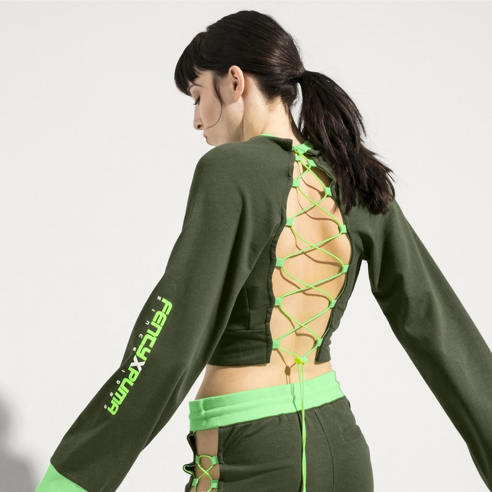 FENTY X PUMA Laced Up Pull Over Sweater